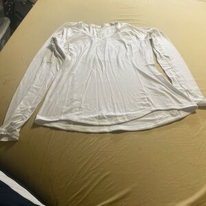 lululemon athletica White Long Sleeve Tee